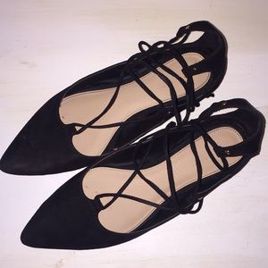 Old Navy Ballerina tie up flats. Size women’s 8
